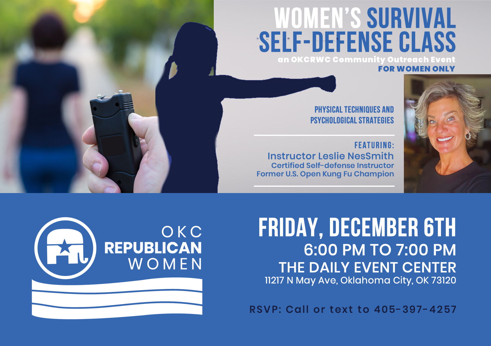 self defense class women okc